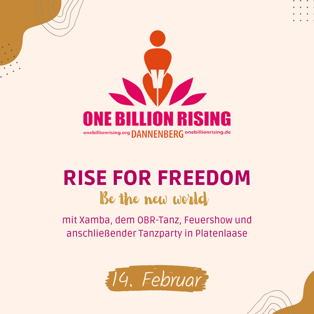 One Billion Rising findet in Dannenberg auf dem Marktplatz statt.